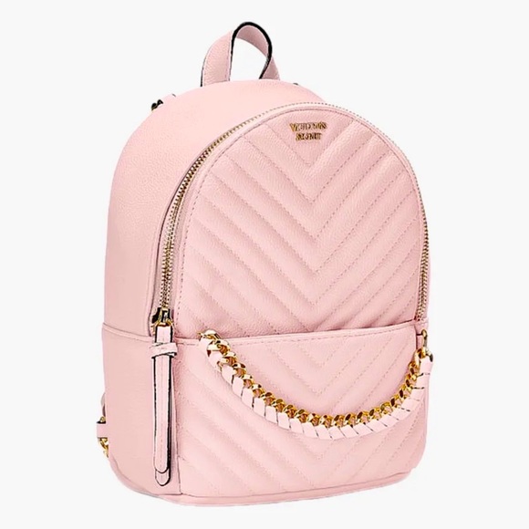 Victoria's Secret Bags Victorias Secret Pink Faux Leather Mini